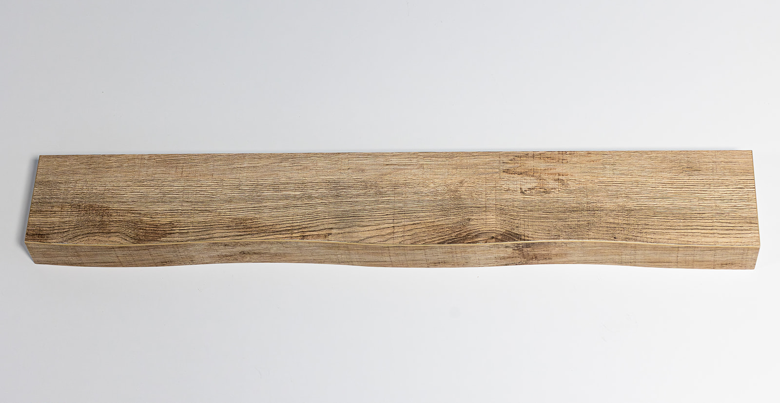 Plan de travail stratifié imitation chêne sur mesure Sofema